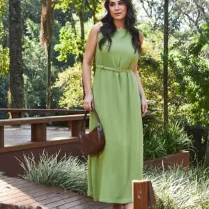Vestido Gabriela Caramelo  Inicial A