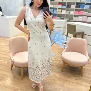 Vestido Vaniela Cru Inicial A