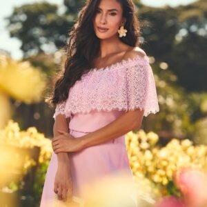 Blusa Ana Clara Rose Inicial A