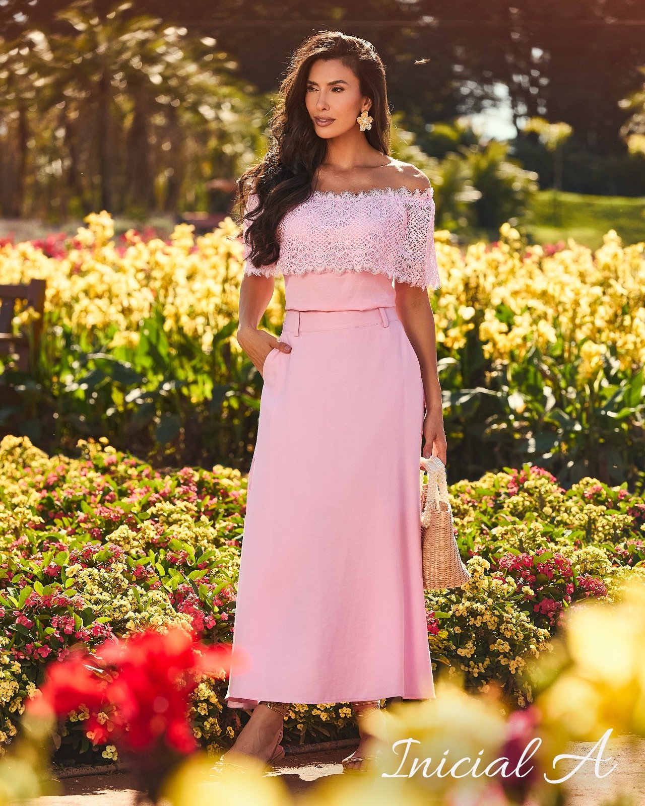 Blusa Ana Clara Rose Inicial A - Imagem 2