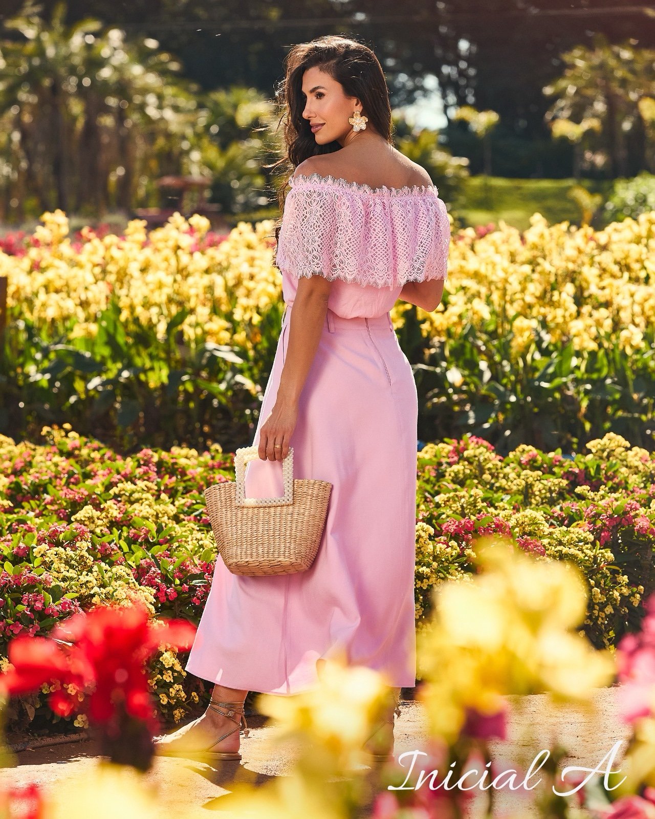 Blusa Ana Clara Rose Inicial A - Imagem 3