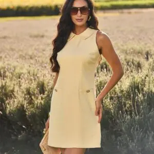 Vestido Marcia Cru Inicial A