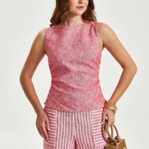 Blusa Renata Vermelho Inicial A