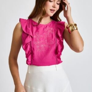 Blusa Luiza Pink Inicial A