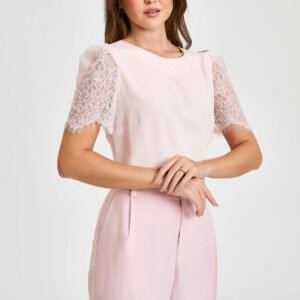 Blusa Emanuela Rosa Inicial A