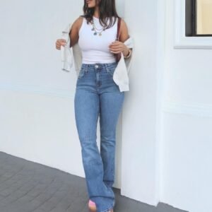Calça Baby Flare Jeans 12033R