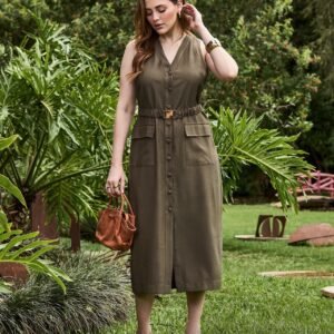 Vestido Eliza Verde Inicial A