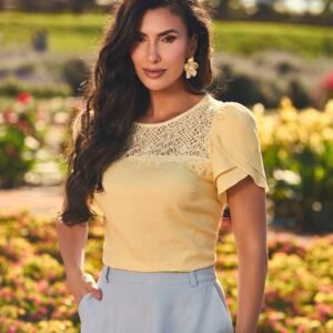 Blusa Ana Livia Rose Inicial A