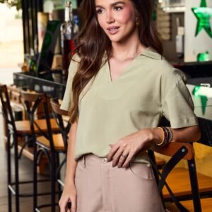 Blusa Natalia Verde Inicial A