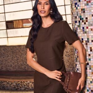 Blusa Natalia Marrom Inicial A