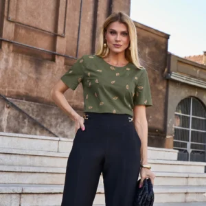 Blusa Veronica Verde Inicial A