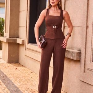 Conjunto Sandra Marrom Inicial A
